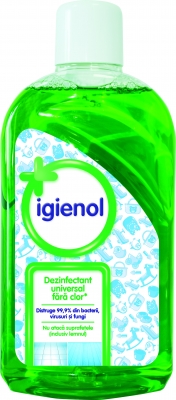 Dezinfectant fara clor universal 1 l verde Igienol
