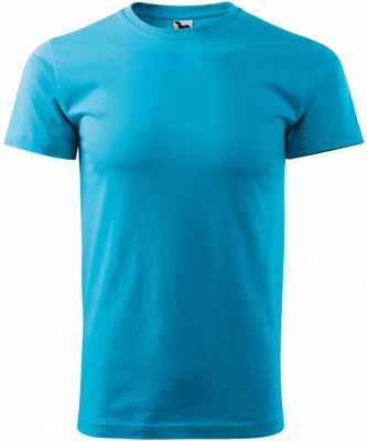 Tricou cu gat rotund,160 g/m2, pentru barbati, turcoaz, Malfini