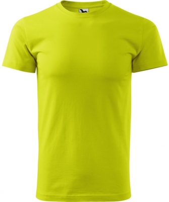 Tricou cu gat rotund, pentru barbati, lime, Malfini