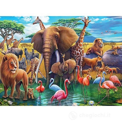 Puzzle Animale Din Africa, 200 Piese Ravensburger