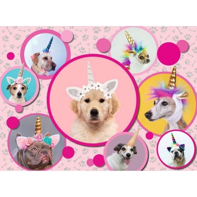 Puzzle Catei Cu Corn, 300 Piese Ravensburger