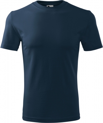 Tricou classic new, barbati, albastru marin, Malfini