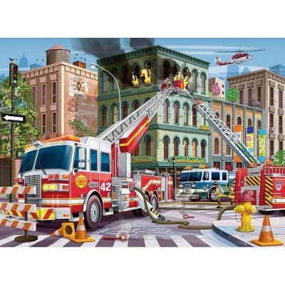 Puzzle Masini De Pomieri, 100 Piese Ravensburger