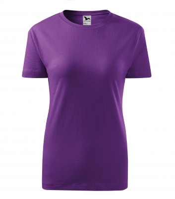 Tricou classic new, dama, violet, Malfini
