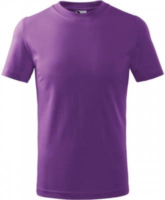 Tricou finisat silicon, pentru copii, violet, Malfini