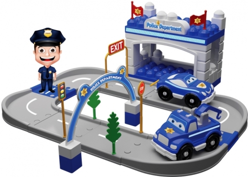 Set Politie, Magic Blocks, 52 piese, UFI