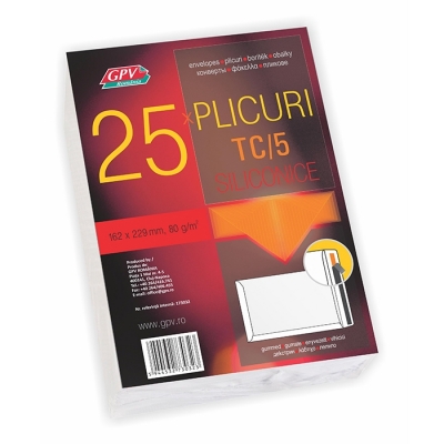Plic C5 siliconic offset 162 x 229 mm 80 g/mp 25 buc/set GPV