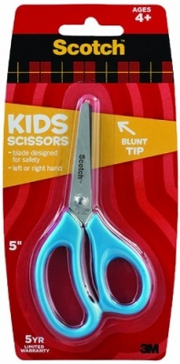 Foarfeca 12 cm pentru copii varf rotund Scotch 3M