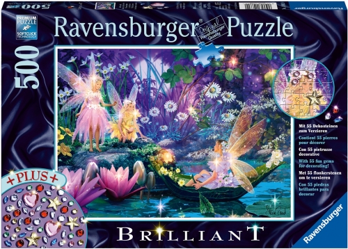 Puzzle Zanale Padurii, 500 Piese + Stickere Ravensburger