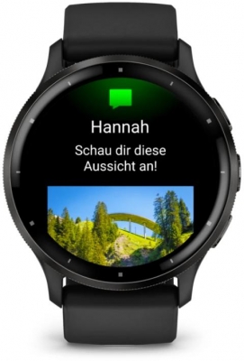 Ceas smartwach Garmin Venu 3, negru