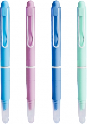 Stilou din plastic, cu mecanism, cerneala termosensibila Nebo, 16306, diverse culori