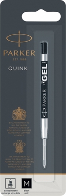 Rezerva mina pix Jumbo Gel Negru - Mediu Parker