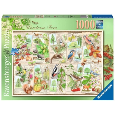 Puzzle Copaci Magnifici, 1000 Piese Ravensburger