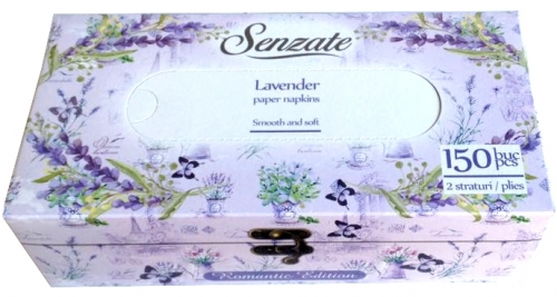 Servetele la cutie 2 straturi 150/set Senzate
