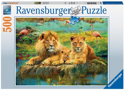 Puzzle Familie De Lei, 500 Piese Ravensburger