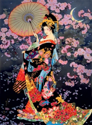 Puzzle Femeie Din Japonia, 500 Piese Ravensburger