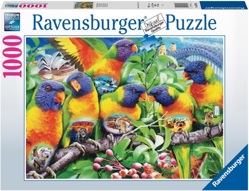 Puzzle Tinutul Loriinilor, 1000 Piese Ravensburger