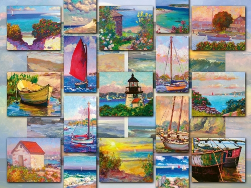Puzzle Poze Pe Coasta, 1500 Piese Ravensburger