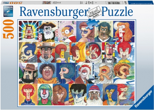 Puzzle Tipuri De Fete, 500 Piese Ravensburger