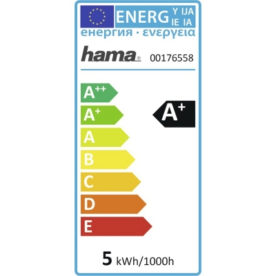 Bec LED inteligent, Wi-Fi, 4.5 W, GU10, alb, Hama 