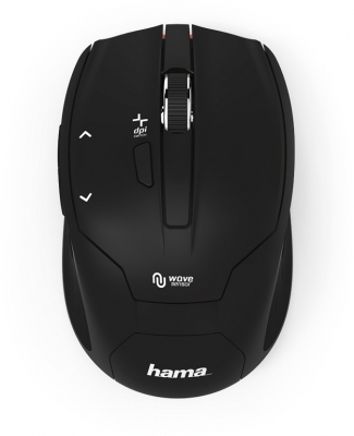 Mouse compact wireless Milano, negru Hama