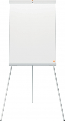 Flipchart magnetic mobil NOBO, alb, Premium Plus