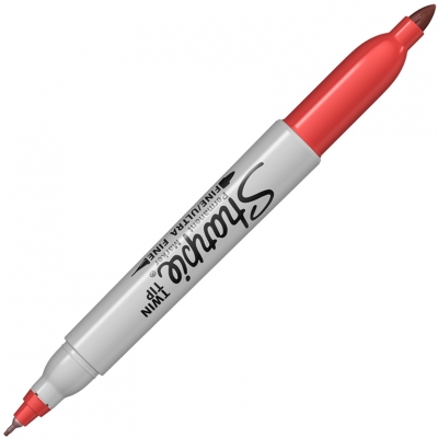 Marker permanent Twin Tip Bullet 8 buc/set Sharpie