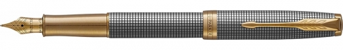 Stilou penita M Sonnet Royal Chiselled Silver GT, penita M, Parker