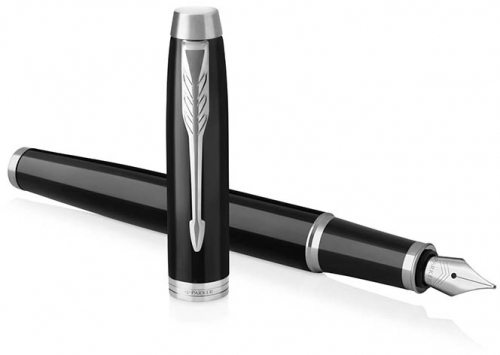 Stilou penita M IM Royal Black Lacquer CT Parker