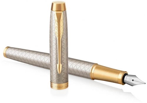 Stilou penita M IM Royal Premium Warm Silver GT Parker