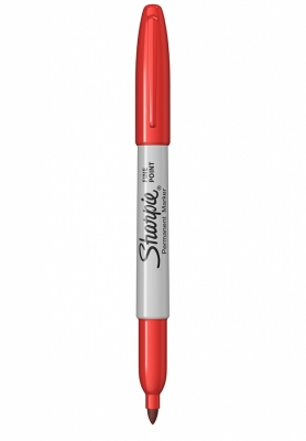 Marker permanent Fine Point Bullet 18 buc/set Sharpie