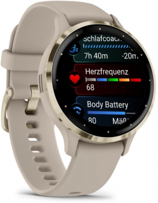 Ceas Garmin Venu 3S Soft Gold/French Gray