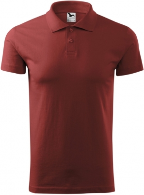 Tricou polo, 180 g/m2, pentru barbati, rosu bordo, Malfini
