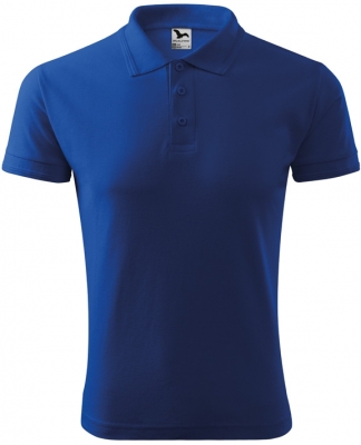 Tricou piqué polo, 200 g/m2, pentru barbati, albastru regal, Rock Safety 