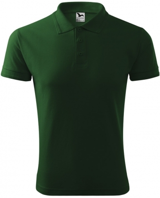 Tricou pique polo, 200 g/m2, pentru barbati, verde, Malfini 