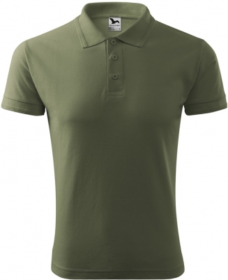Tricou piqué polo, 200 g/m2, pentru barbati, khaki, Rock Safety 