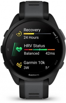 Ceas Garmin Forerunner 165, Black/Grey