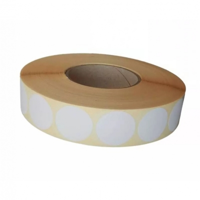 Etichete rotunde 17 mm albe 2110 bucati/rola