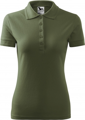 Tricou pique polo, pentru femei, khaki, Malfini
