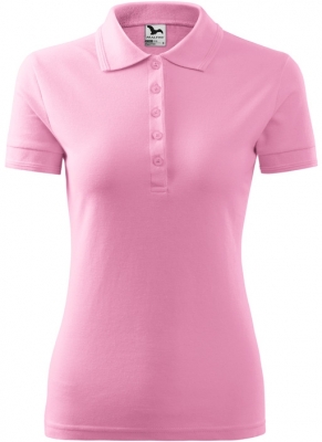 Tricou pique polo, 200 g/m2, pentru femei, roz, Malfini 