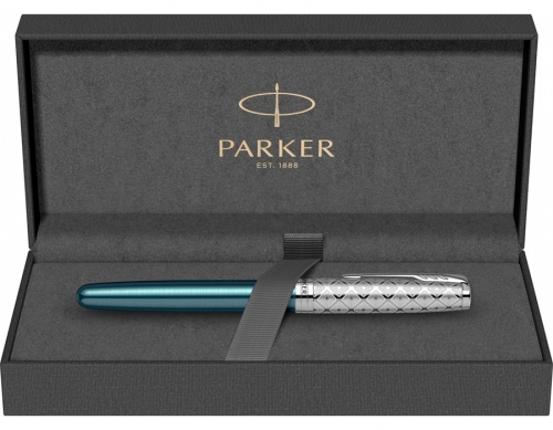 Stilou Premium Metal Blue PDT penita F Sonnet Royal Parker
