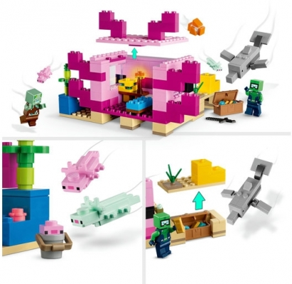Casa Axolotl 21247 LEGO Minecraft