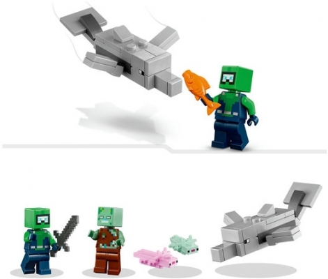 Casa Axolotl 21247 LEGO Minecraft