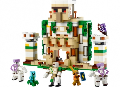 Fortareata Golemul de fier 21250 LEGO Minecraft