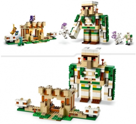 Fortareata Golemul de fier 21250 LEGO Minecraft