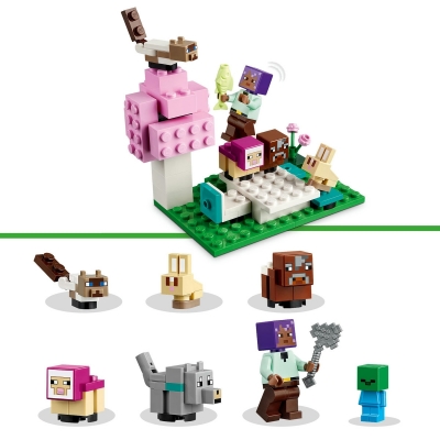 Refugiul animalelor 21253 LEGO Minecraft