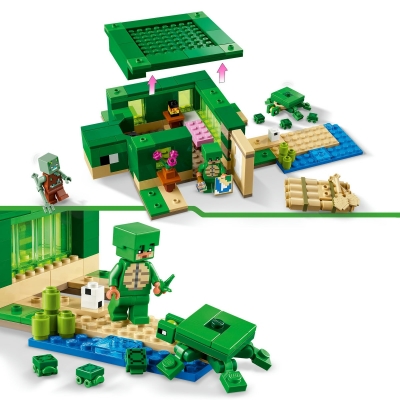 Casa de pe plaja testoaselor 21254 LEGO Minecraft