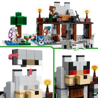 Fortareata lupilor 21261 LEGO Minecraft