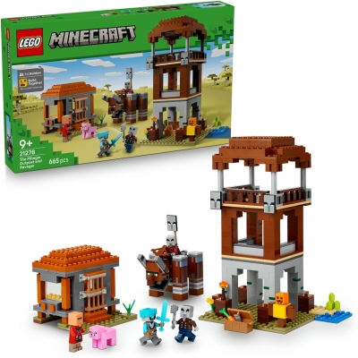 Avanpostul Jefuitorului si Distrugator 21278 LEGO Minecraft
