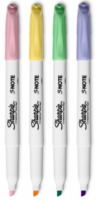 Markere coloring pastel, 4/set, Sharpie